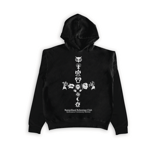 Bohemian Ayahuasca Ceremony Hoodie Black