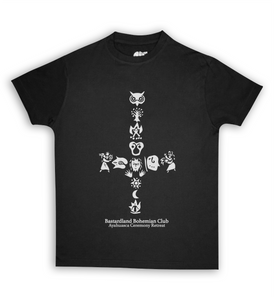 Bohemian Ayahuasca Ceremony Tee Shirt Bone