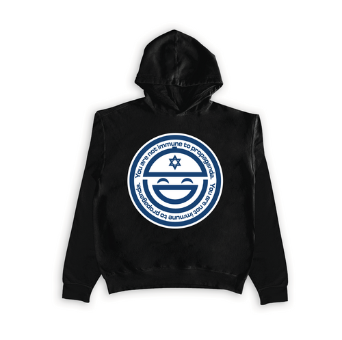 Israeli Propaganda Hoodie Black