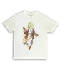 Load image into Gallery viewer, Jesus Xhrist Full Body Tan Print Tee Shirt Black